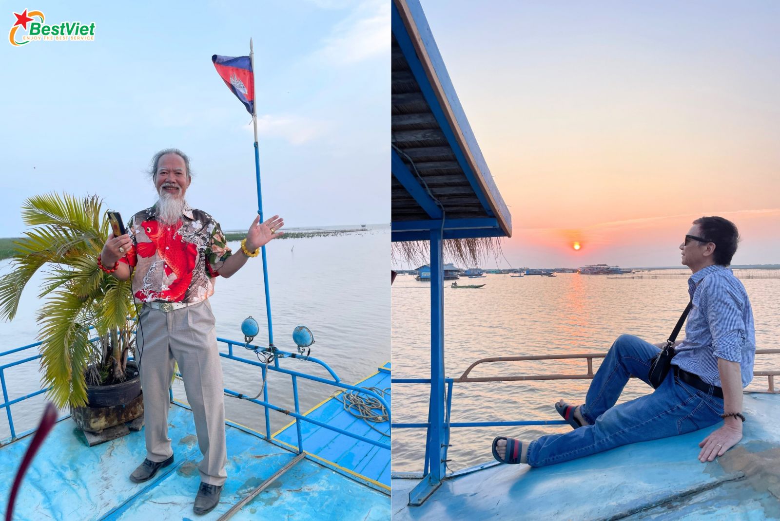 Du Lịch Hà Nội - Campuchia: Siem Reap – Ăngkor - Phnompenh – Du thuyền sông bốn mặt – Hoàng Cung 4 Ngày 3 Đêm Bay Angkor Cambodia Air, Vietjet
