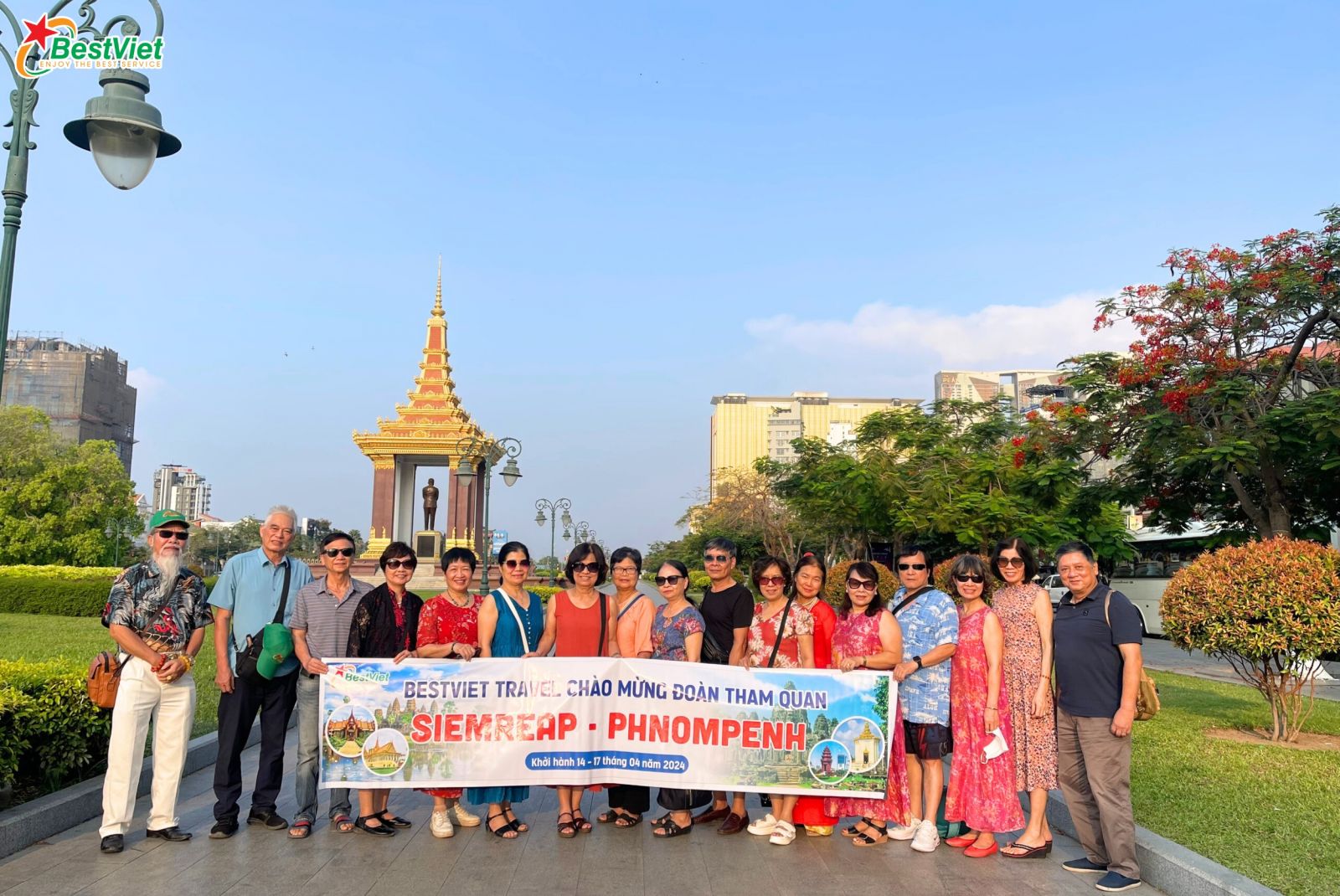 Du Lịch Hà Nội - Campuchia: Siem Reap – Ăngkor - Phnompenh – Du thuyền sông bốn mặt – Hoàng Cung 4 Ngày 3 Đêm Bay Angkor Cambodia Air, Vietjet