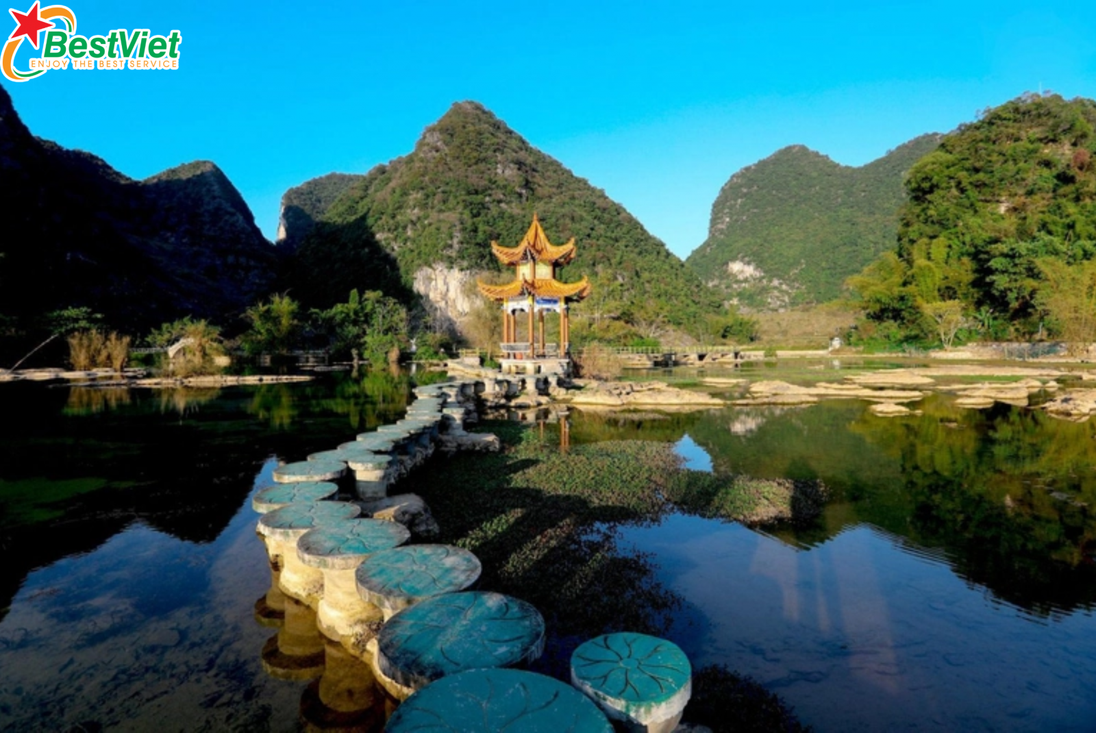 Du Lịch Hà Nội - Trà Lĩnh - Tịnh Tây - Nga Tuyền - Phố Cổ Cẩm Tú - Cổ Long Đại Hiệp Cốc - Hang Pác Bó - Thác Bản Giốc 3 Ngày 2 Đêm