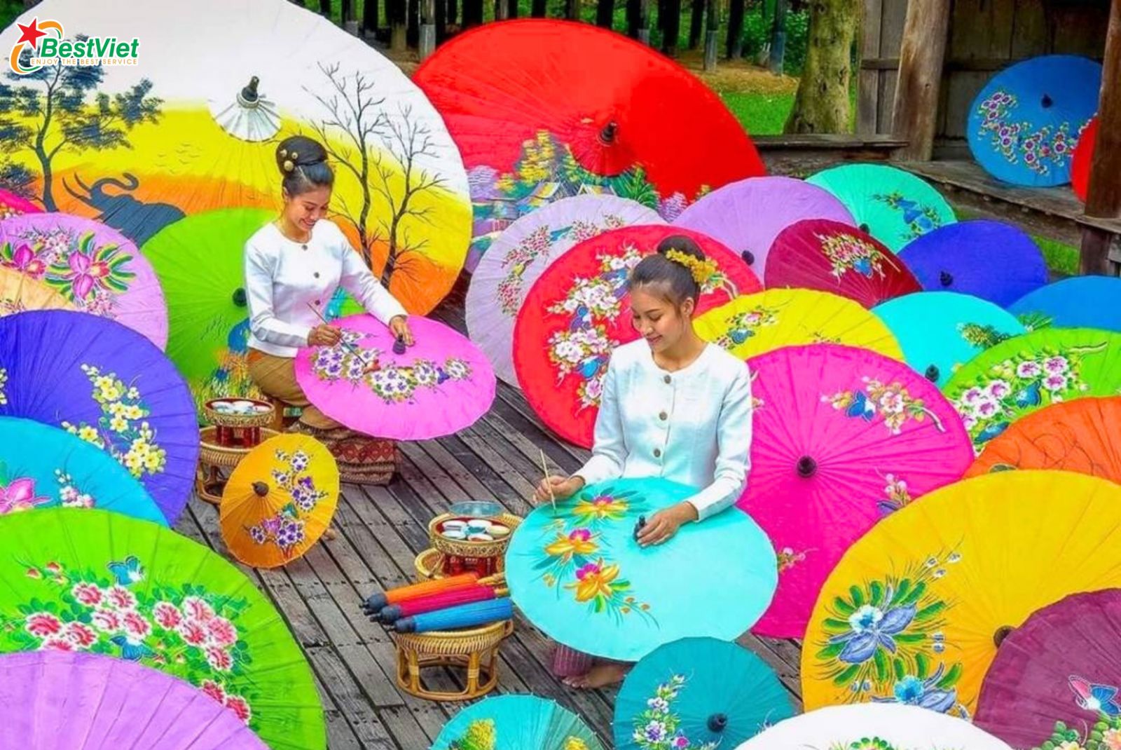 Làng Nghề làm ô Bo Sang