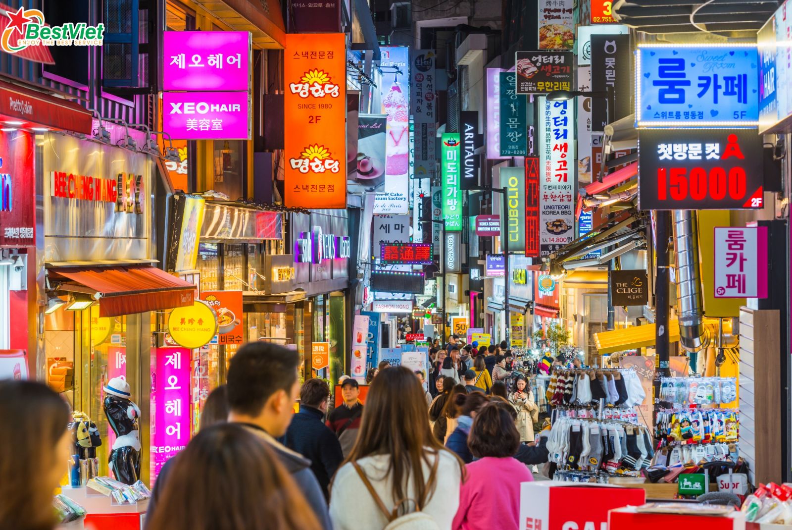 Du Lịch Hà Nội - Seoul-Everland-Folk Village-5 ngày 4 đêm -bay Vienam Alines/Vietjet Airs