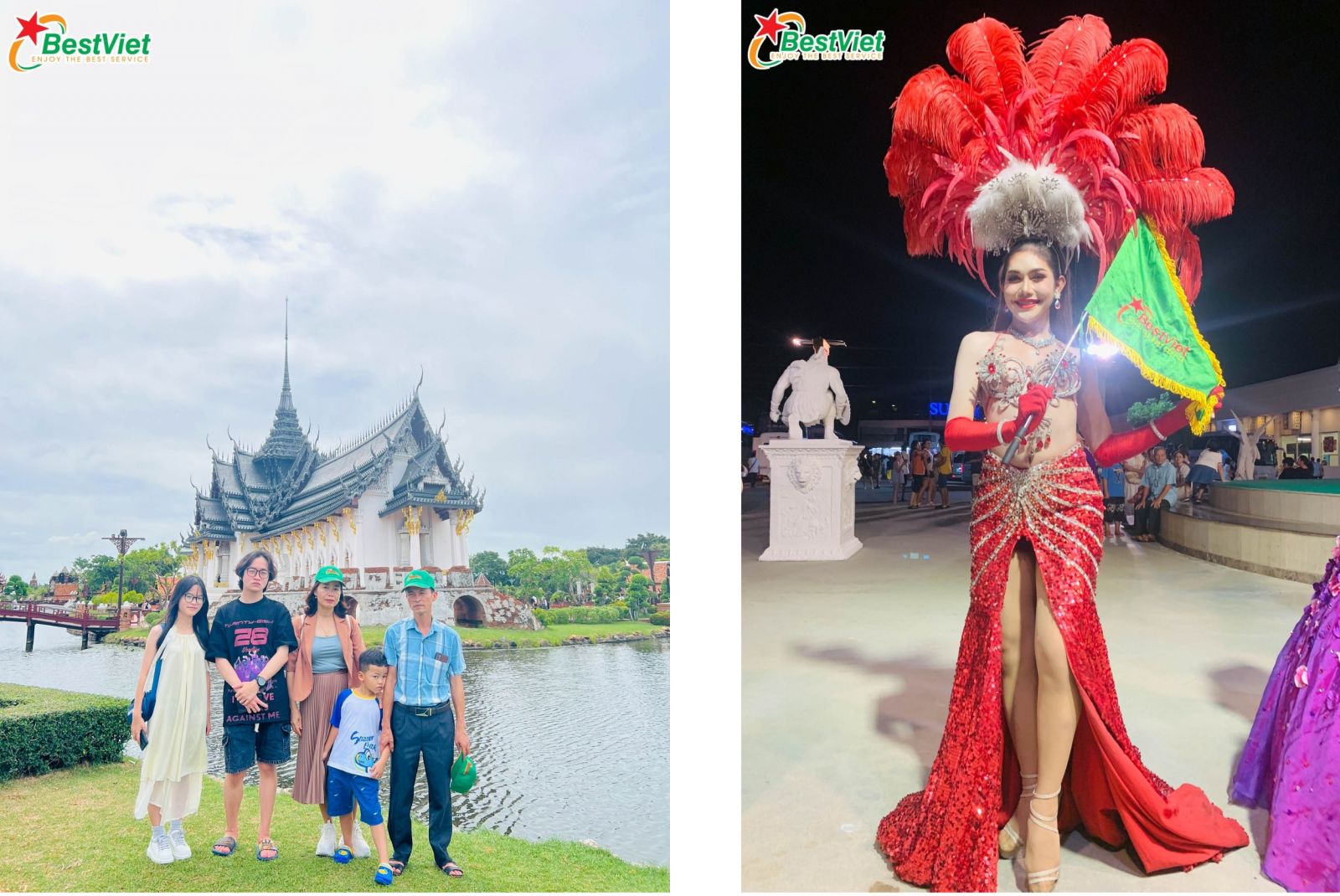 Tour Hà Nội - Bangkok - Pattaya 5 ngày 4 đêm Bay hàng không Vietnam Airline