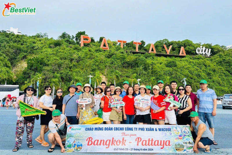 Tour Hà Nội - Bangkok - Pattaya 5 ngày 4 đêm Bay hàng không Vietnam Airline